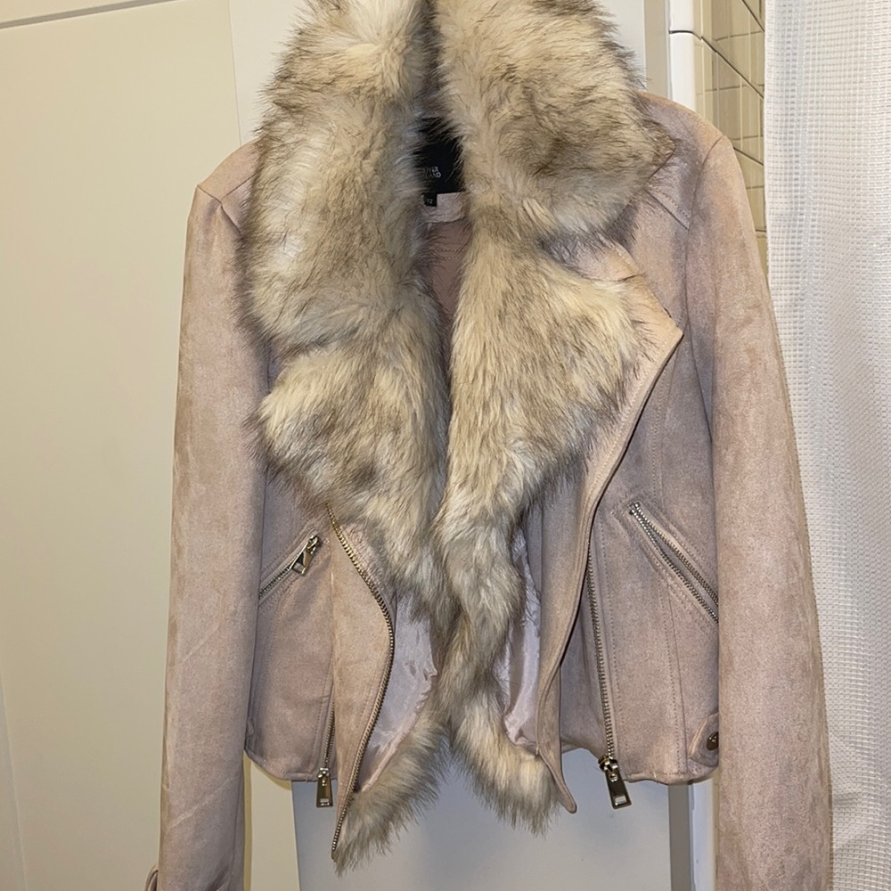 River Island Faux Fur Moro Jacket